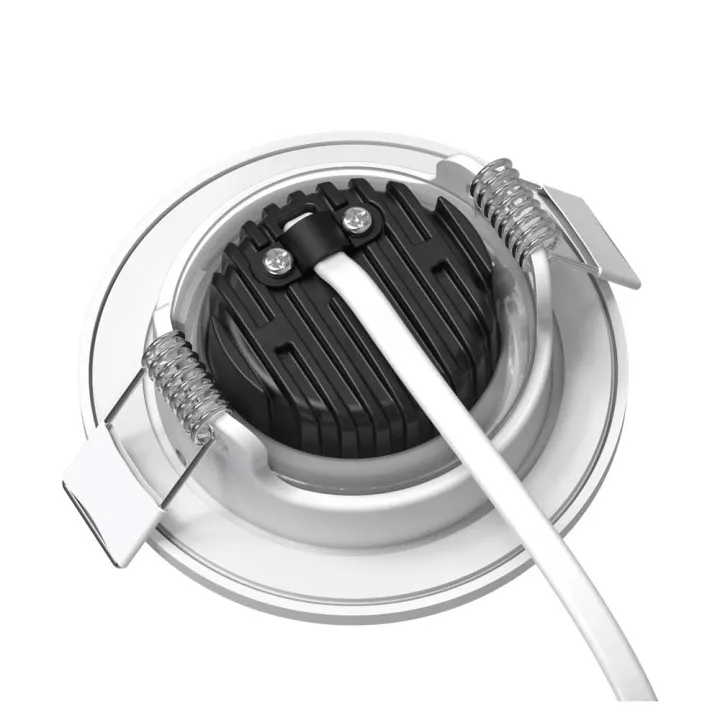 Spot noir encastré orientable LED 6W RT 2012/RE2020