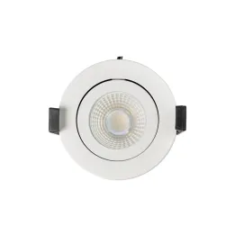 Spot encastrable orientable variable IP65 CCT RT2012 LED 6W Blanc WOLTZ