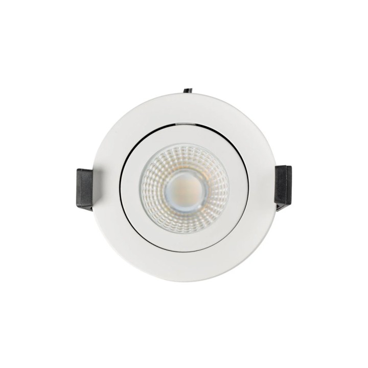 Spot encastrable orientable variable IP65 CCT RT2012 LED 6W Blanc WOLTZ