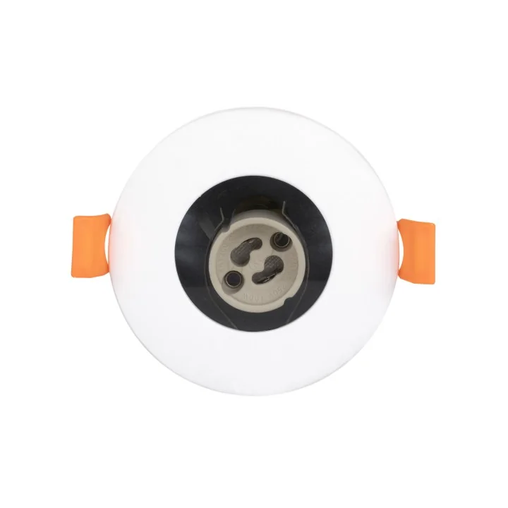 Spot encastrable fixe LED 10W max RT2012 rond blanc WOLTZ