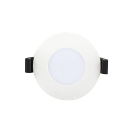 Spot encastrable fixe LED 6W RT 2012 3000K rond variable recouvrable WOLTZ
