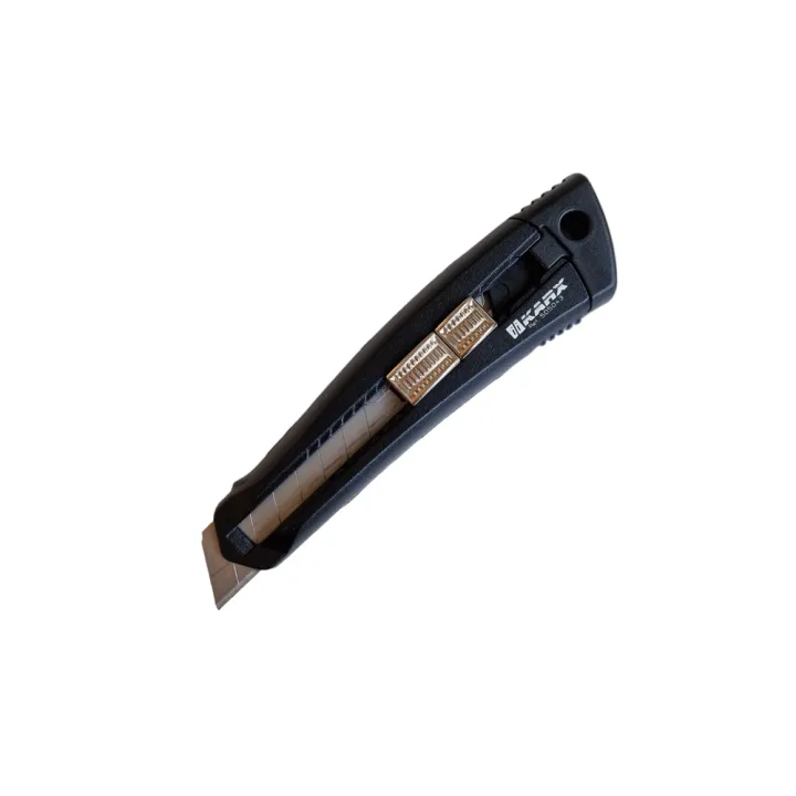 Cutter lame inox 22mm poignée renforcée KARX