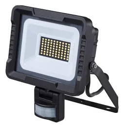Projecteur LED extérieur à détection à fixer 30W noir WOLTZ