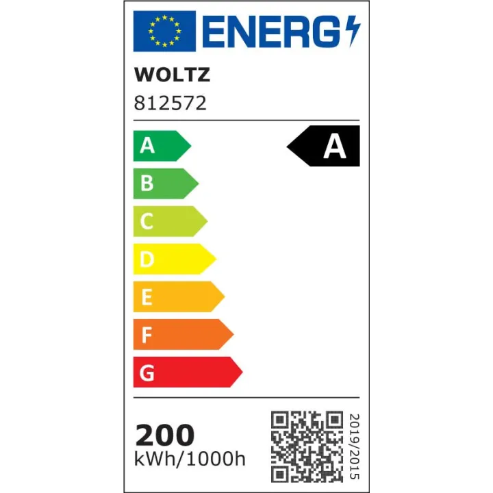 Projecteur Highbay LED Puissance ajustable 200/150/120W 4000K 200Lm/W WOLTZ