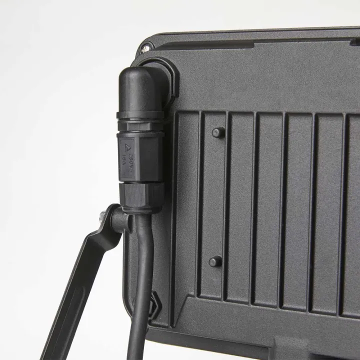 Projecteur LED extérieur à détection à fixer 30W noir WOLTZ