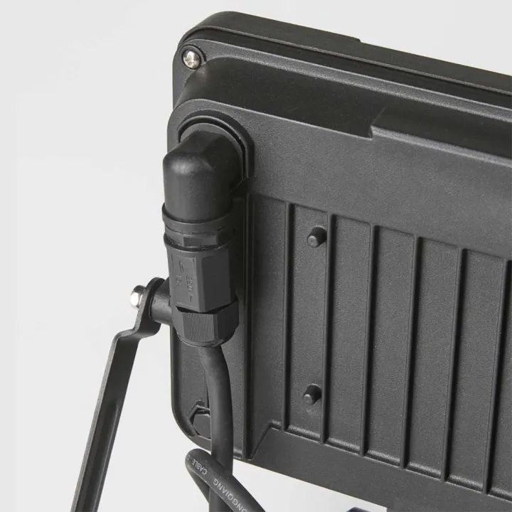 Projecteur LED extérieur à détection à fixer 30W noir WOLTZ