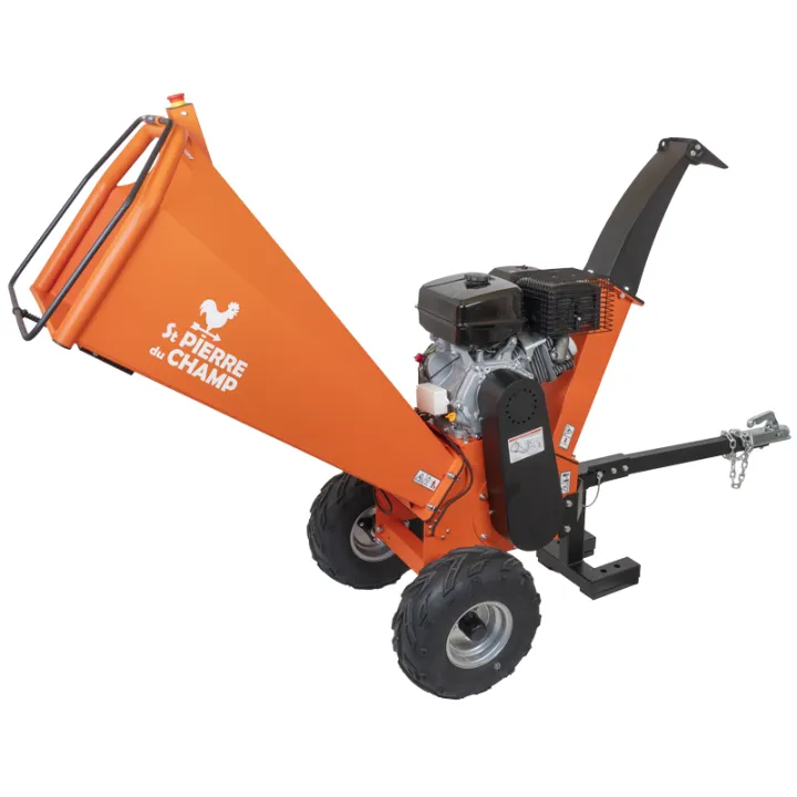 Broyeur de végétaux et de branches thermique essence 420cc 120mm St PIERRE DU CHAMP