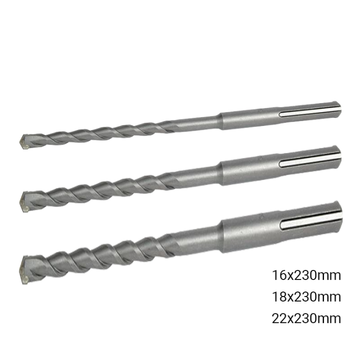 Lot de 3 forets SDS max 16/18/22x230mm STEINER