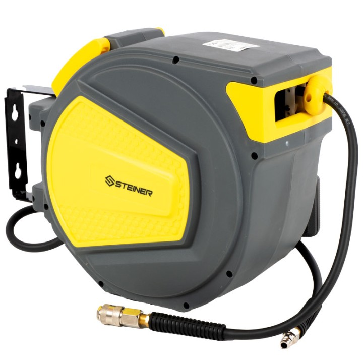 Enrouleur Automatique De Tuyau d'Air Comprimé 9m STEINER