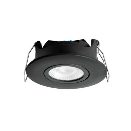 Spot noir encastré orientable LED 5W IP65 CCT RT2012/RE2020 WOLTZ