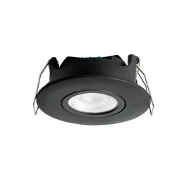 Spot noir encastré orientable LED 5W IP65 CCT RT2012/RE2020 WOLTZ