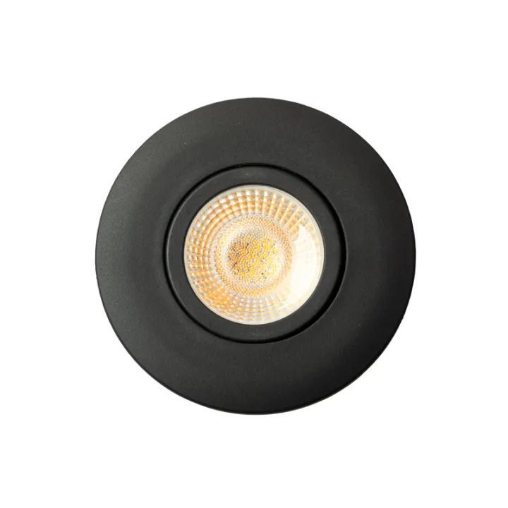 Spot noir encastré orientable LED 5W IP65 CCT RT2012/RE2020 WOLTZ