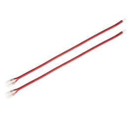 Lot de 2 connecteurs d’alimentation à câbles pour Ruban Led COB 24V IP20 8mm réf 812580