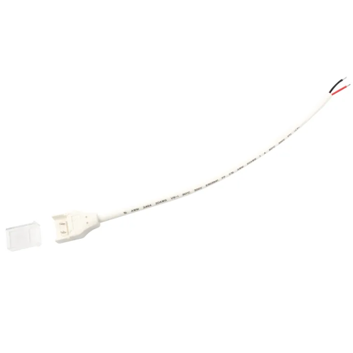 Connecteur d’alimentation à câbles pour Ruban Led COB 24V IP65 10mm réf 812585