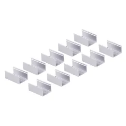 Lot de 10 clips Aluminium pour Ruban Led COB 24V IP65 10mm réf 812585