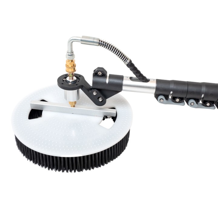 Brosse rotative télescopique 5.5m pour nettoyeur haute pression STEINERref.216004, ref.216005 et ref.216014