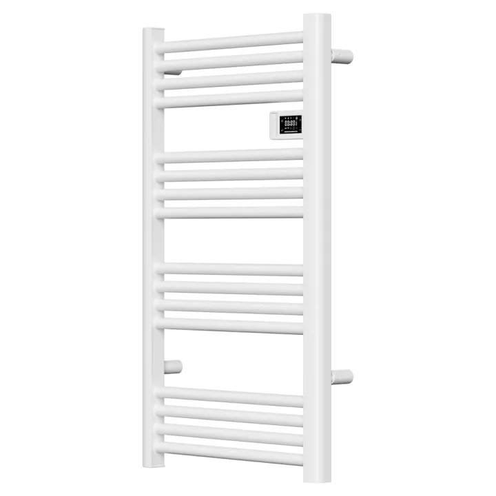 Sèche-serviette électrique 500W tubes ronds fil chauffant - ATENZA