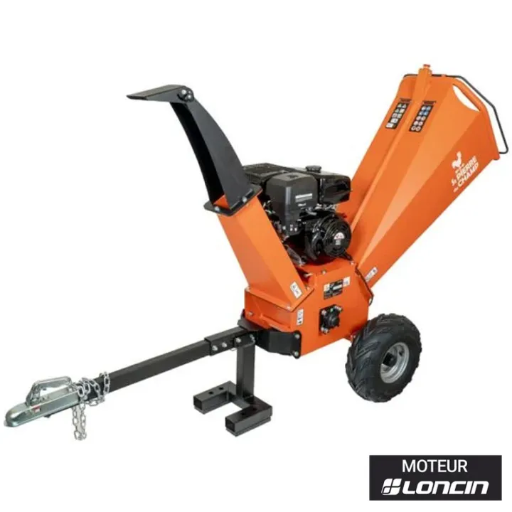 Broyeur de végétaux et de branches thermique essence 420cc 120mm St PIERRE DU CHAMP