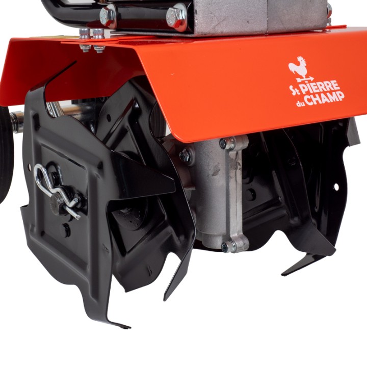 Motobineuse thermique essence 2T 62cc 2.1kW 4 fraises largeur 30cm St Pierre du Champ