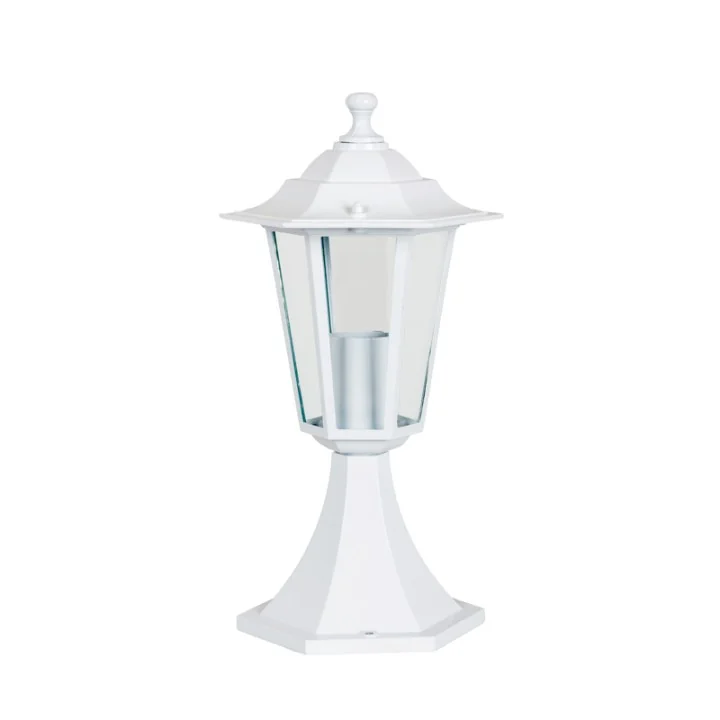Borne Lumineuse Extérieure 60W max E27 Fonte Blanche LOAN