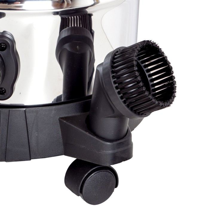 Aspirateur eau et poussières 20L inox 1200W sans sac + fonction souffleur STEINER