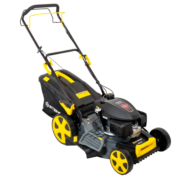 Tondeuse thermique tractée 4 en 1 mulching 51cm moteur HONDA 166 cm³ STEINER