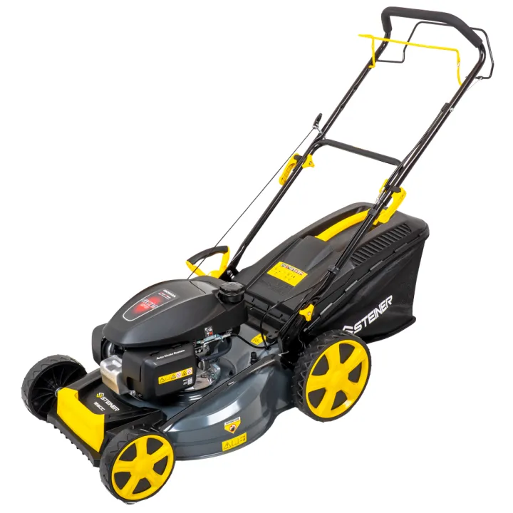 Tondeuse thermique tractée 4 en 1 mulching 51cm moteur HONDA 166 cm³ STEINER
