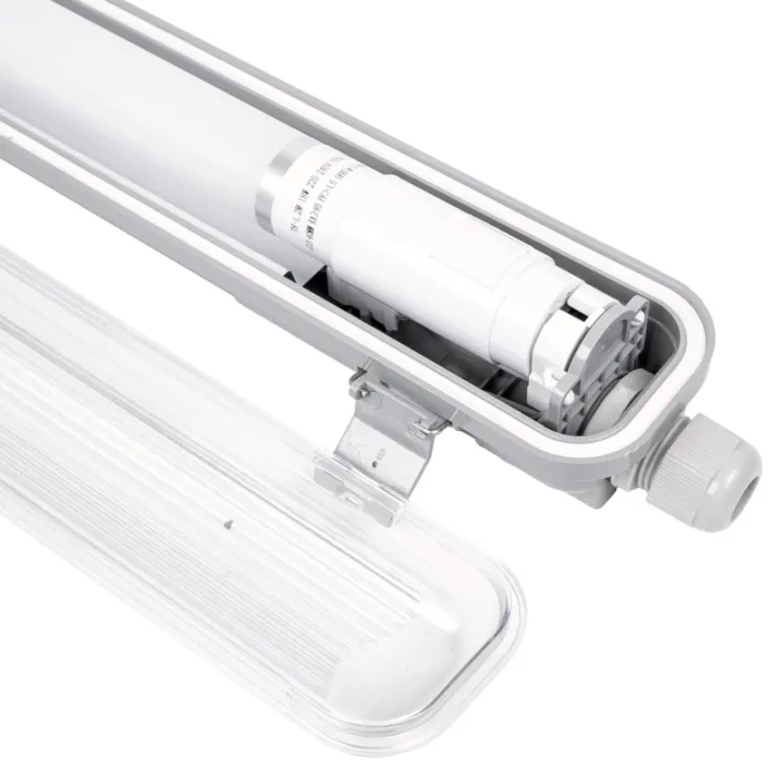 Réglette étanche à tube LED 18W CCT 125cm IP65 WOLTZ