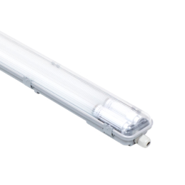 Réglette étanche à tubes LED 2x18W CCT 125cm IP65 WOLTZ