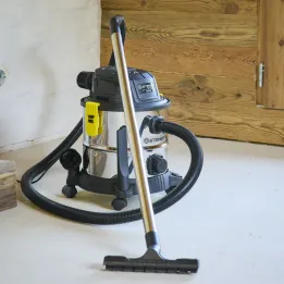 Aspirateur eau et poussières 20L inox 1200W sans sac + fonction souffleur STEINER