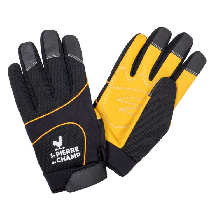 Gants de protection en cuir Taille M/8 SAINT PIERRE DU CHAMP