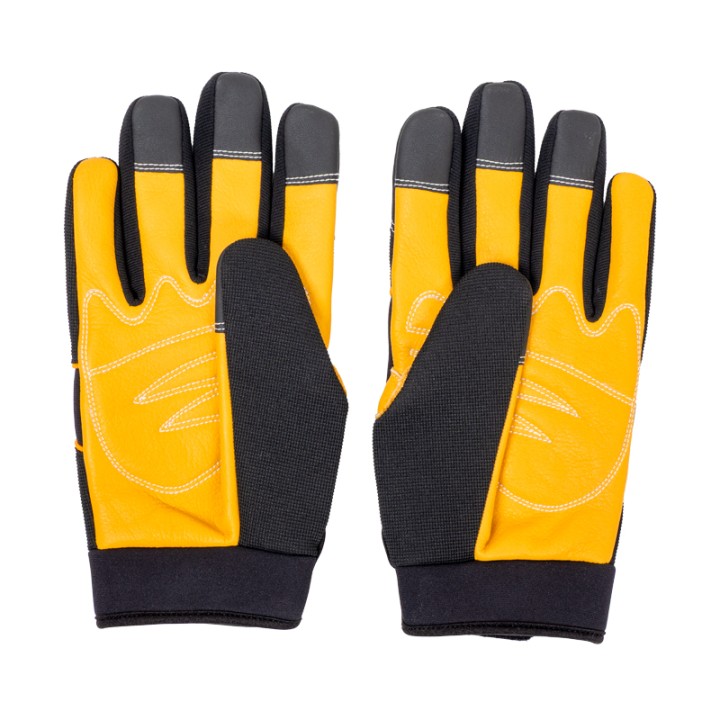 Gants de protection en cuir Taille M/8 SAINT PIERRE DU CHAMP