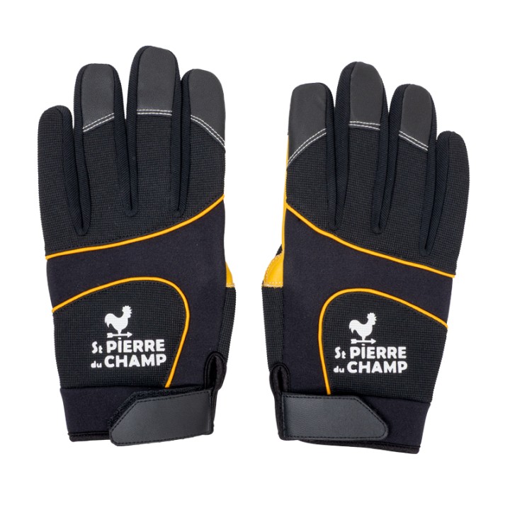 Gants de protection en cuir Taille M/8 SAINT PIERRE DU CHAMP