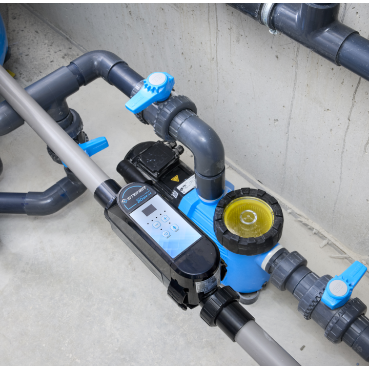Electrolyseur au sel générateur de chlore 20g/h pour piscine Max 85mᵌ STEINER