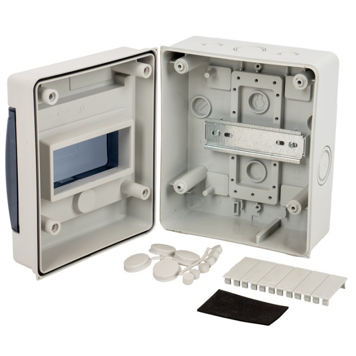 Coffret électrique étanche nu 6 modules NALTO