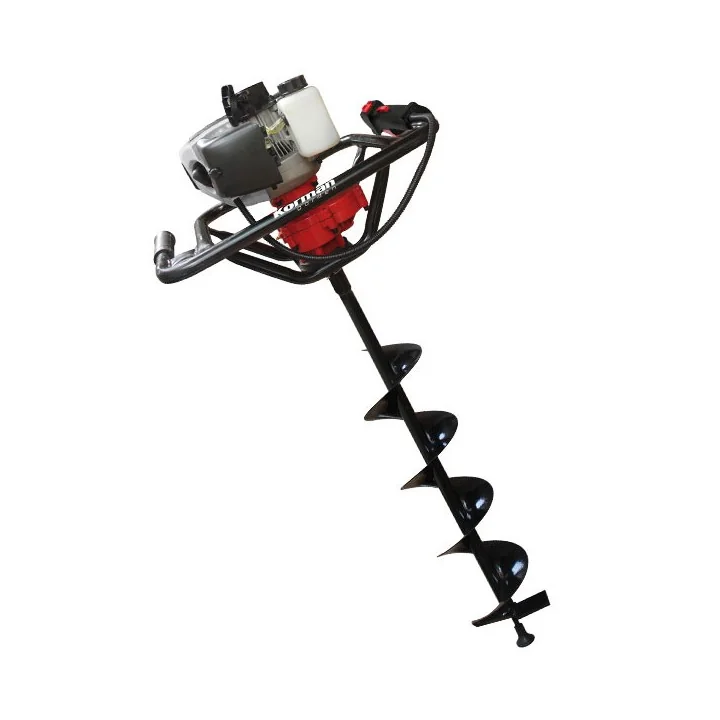Tarière Thermique 52 cm3 + lot de 3 mèches KORMAN