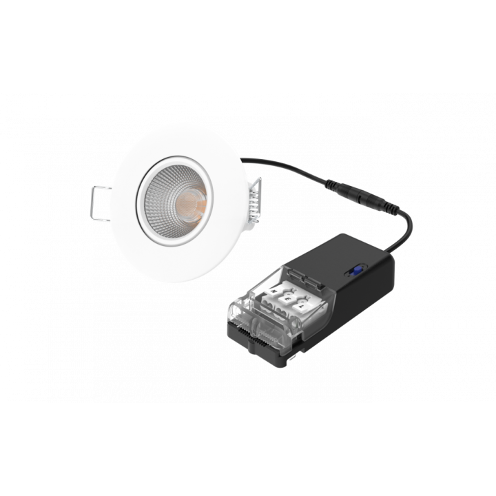 Spot blanc encastré orientable LED 5W/7W RT2012/RE2020 WOLTZ