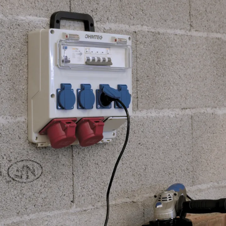 Coffret de chantier portatif monophasé et triphasé OHMTEC