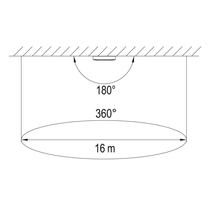 Détecteur de Mouvement Intérieur HF 360° WOLTZ