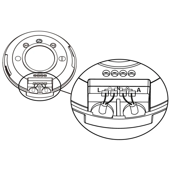 Détecteur de Mouvement Intérieur HF 360° WOLTZ