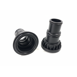 Jeu de 2 raccords cannelés Ø32/38mm pour électrolyseur STEINER