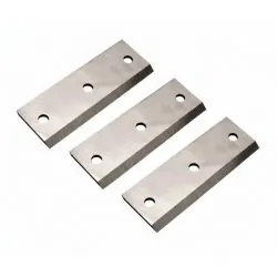 Jeu de 2 fers pour broyeur de végétaux thermique à disque 212cc 70mm ST PIERRE DU CHAMP Réf 500350