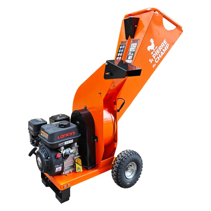Broyeur de végétaux et de branches thermique essence à disque 212cc 70mm ST PIERRE DU CHAMP