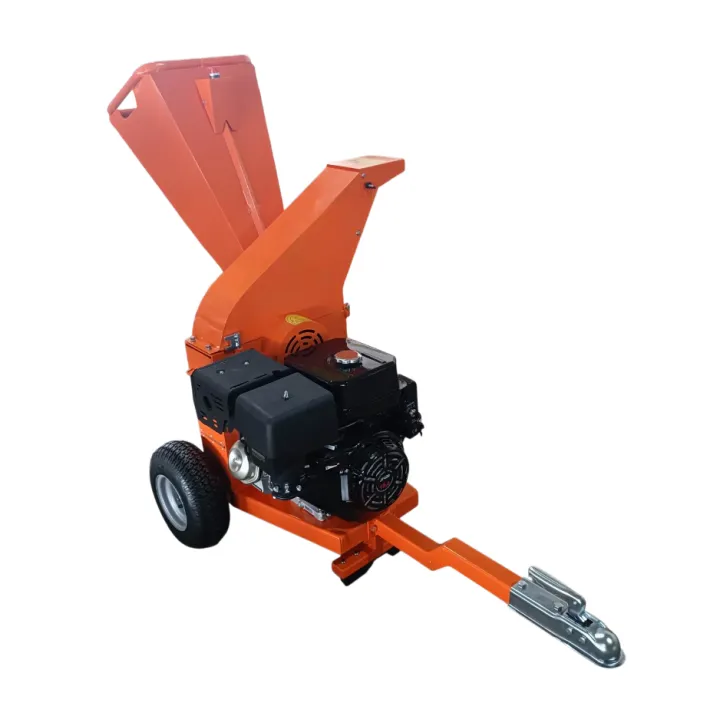 Timon de remorquage pour broyeur de végétaux thermique à disque 420cc 100mm ST PIERRE DU CHAMP Réf 500351