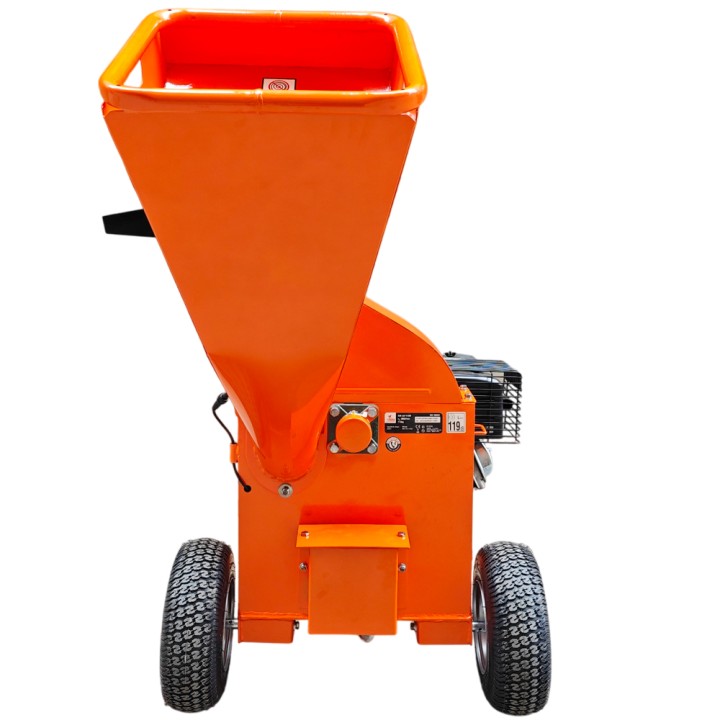 Broyeur de végétaux et de branches thermique essence à disque 420cc 100mm + démarrage électrique ST PIERRE DU CHAMP