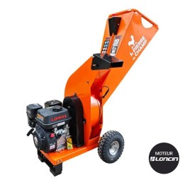 Broyeur de végétaux et de branches thermique essence à disque 212cc 70mm ST PIERRE DU CHAMP