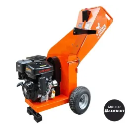 Broyeur de végétaux et de branches thermique essence à disque 420cc 100mm + démarrage électrique ST PIERRE DU CHAMP