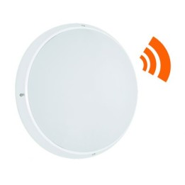 Hublot LED 20/25W CCT IP65 IK10 Blanc à détection HF