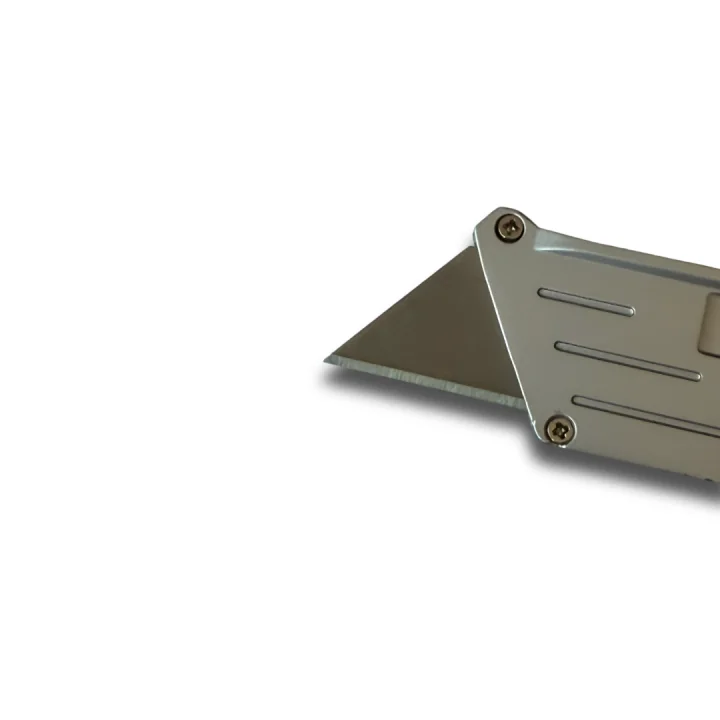 Couteau Cutter Pliable et Rétractable + 6 Lames