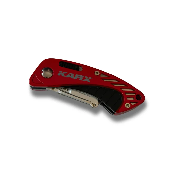 Couteau Cutter Pliable et Rétractable + 6 Lames
